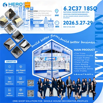 เข้าร่วม Hero Metal ที่ DOMOTEX Asia 2026: One-Stop Solution ที่บูธ 6.2C37